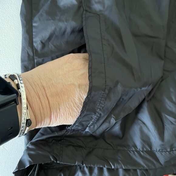 Columbia Jacket Womens Medium Black Full Zip Hooded Wind Breaker Lightweight - Picture 5 of 9